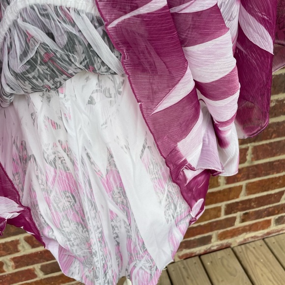 Cato Woman Plus Size Batwing Sleeve Sequin Neck Flowy Blouse Size 22/24W - Picture 12 of 12